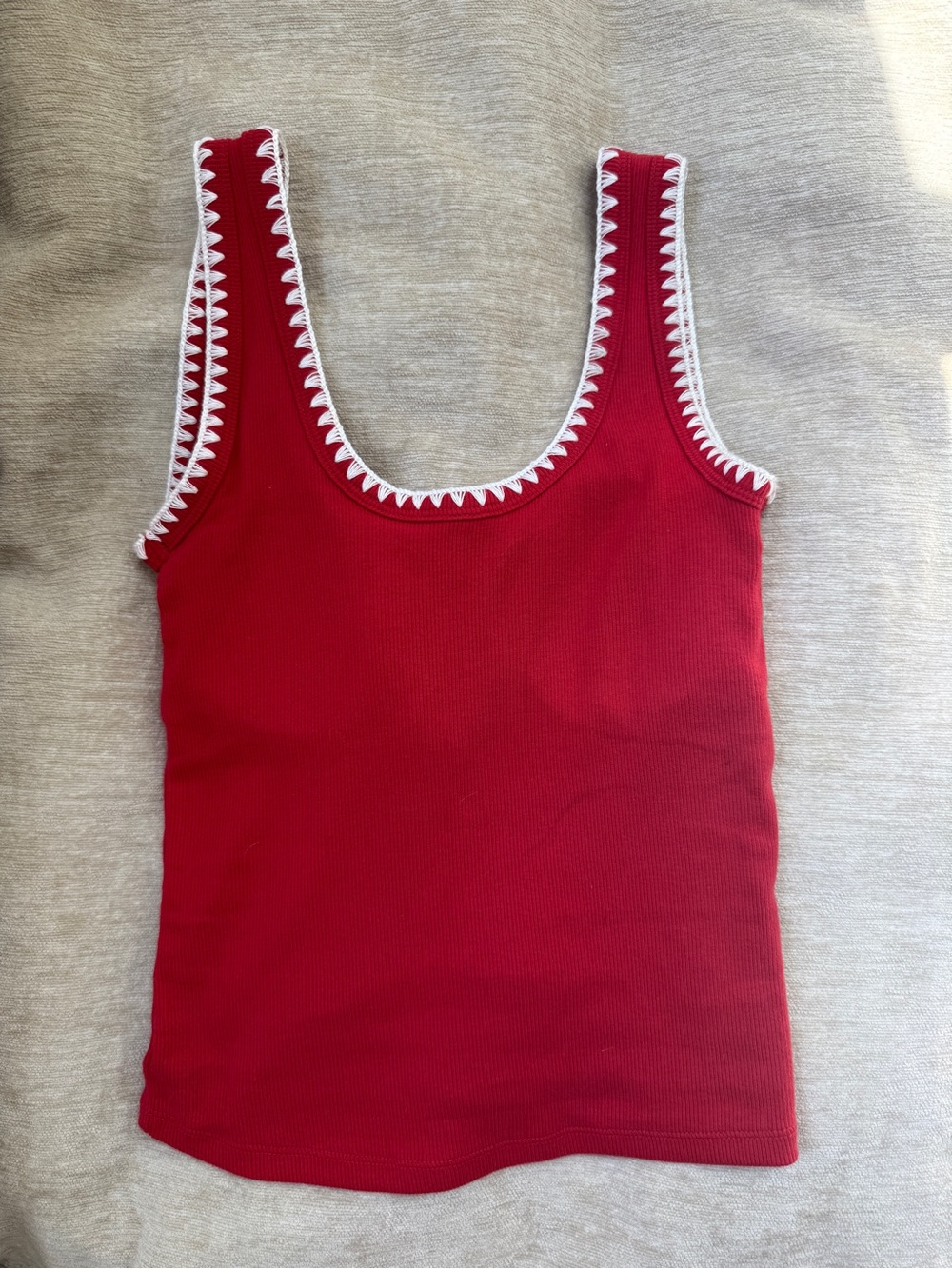 Abercrombie Bra Free Tank - Red